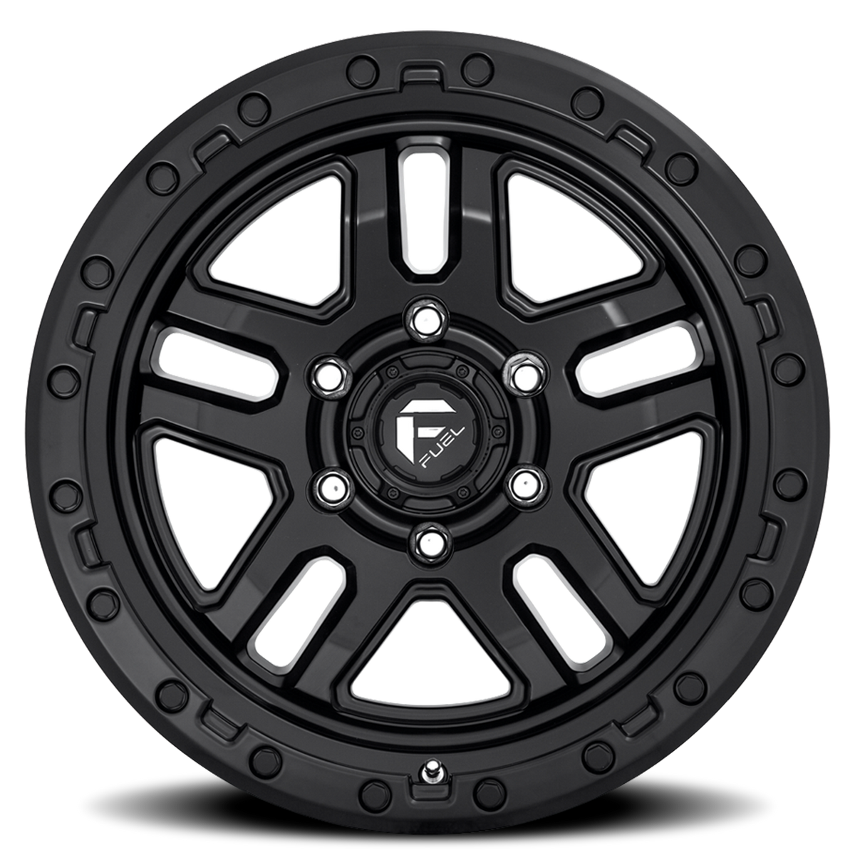Aluminum Wheels 20X9 AMMO D700 6 On 139.7 Matte Black 106.1 Bore 20 Offset 5 Spoke Fuel Off Road Wheels