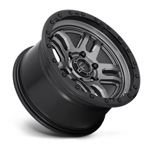 Aluminum Wheels 20X9 AMMO D701 5 On 150 Matte Gunmetal Gray W/Black Bead Ring 110.2 Bore 20 Offset 5 Spoke Fuel Off Road Wheels