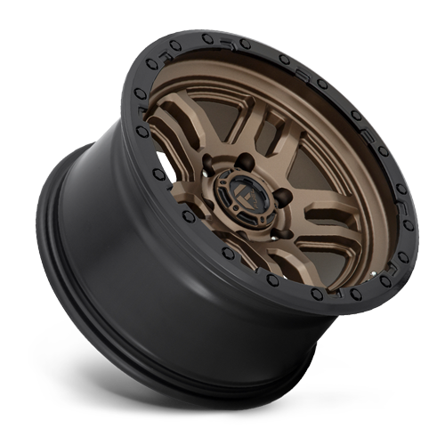 Aluminum Wheels 20X9 AMMO D702 6 On 139.7 Matte Bronze W/Black Bead Ring 106.1 Bore 1 Offset 5 Spoke Fuel Off Road Wheels