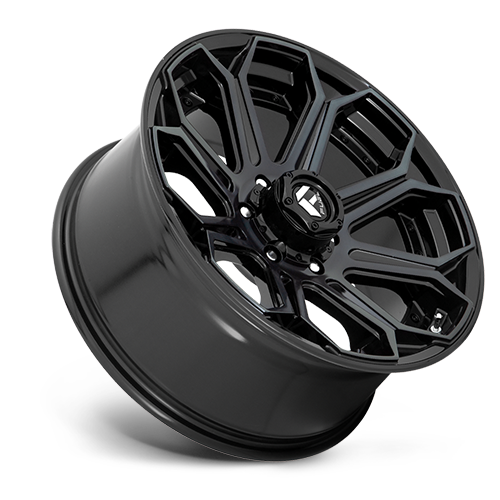 Aluminum Wheels 20X9 Siege D704 5 On 150 Gloss Black Machined Double Dark Tint 110.2 Bore 1 Offset Fuel Off Road Wheels