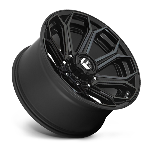 Aluminum Wheels 20X9 Siege D704 8 On 165.1 Gloss Black Machined Double Dark Tint 125.2 Bore 20 Offset Fuel Off Road Wheels