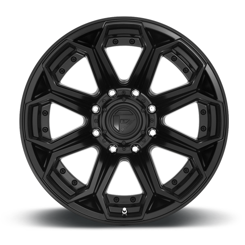 Aluminum Wheels 22X12 Siege D706 8 On 165.1 Matte Black 125.2 Bore -44 Offset Fuel Off Road Wheels