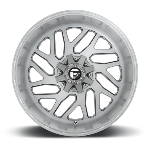 Aluminum Wheels 20X10 Triton Platinum D715 5 On 114.3/5 On 127 Brush Gunmetal Gray/Clear Tint 78.1 Bore -18 Offset Mesh Spoke Fuel Off Road Wheels