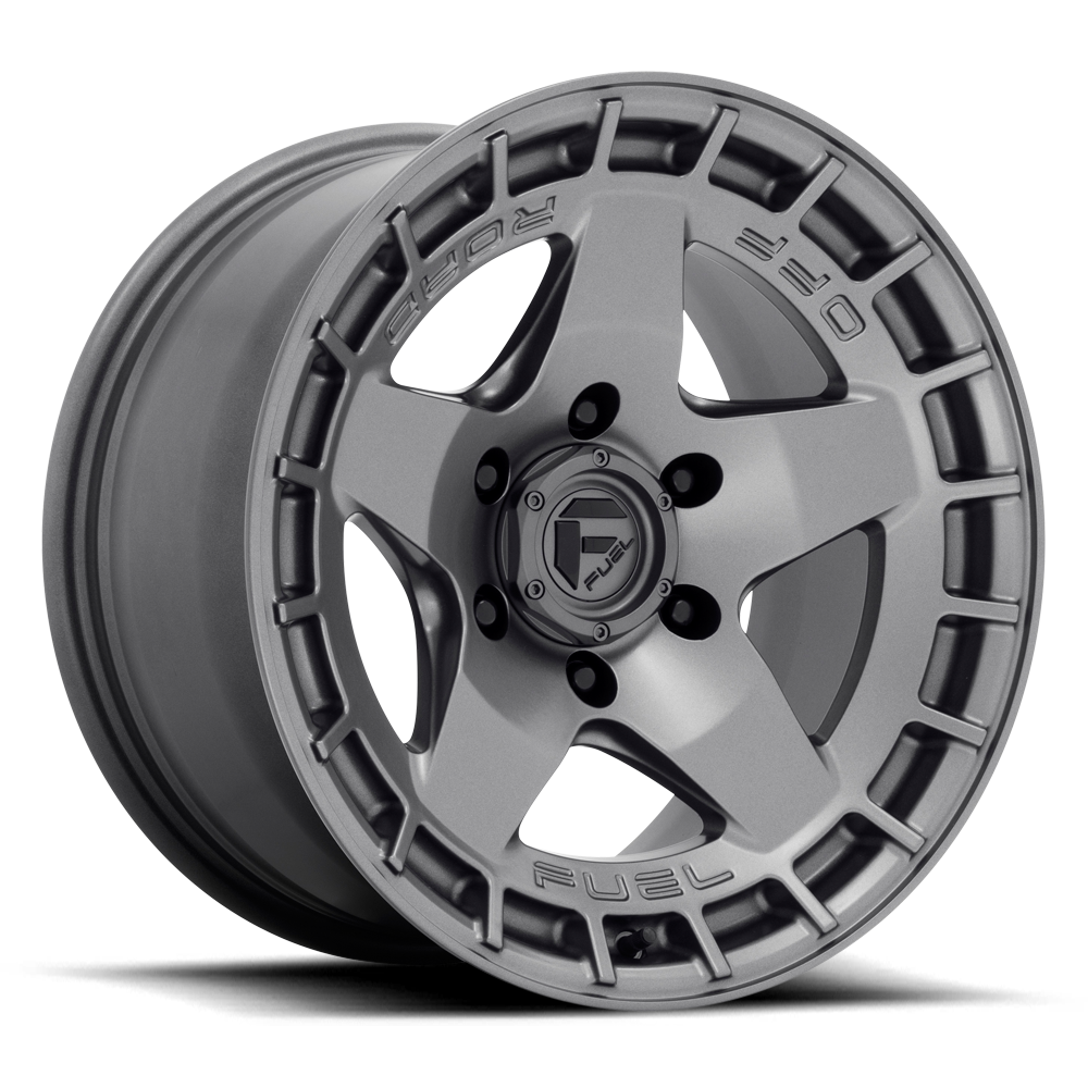 Fuel Off-Road Aluminum Wheels 17X9 Warp D734 Matte Gunmetal Gray