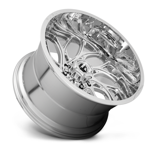 Aluminum Wheels 24X12 Runner D740 6 On 139.7 Chrome 106.1 Bore -44 Offset Fuel Off Road Wheels