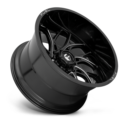 Aluminum Wheels 20X10 Runner D741 5 On 150 Gloss Black Milled 110.2 Bore -18 Offset Fuel Off Road Wheels
