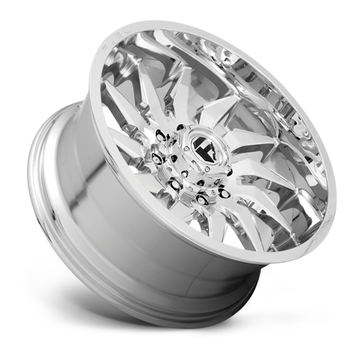 Aluminum Wheels 20X10 Saber D743 5 On 139.7 Chrome 78 Bore -18 Offset Fuel Off Road Wheels