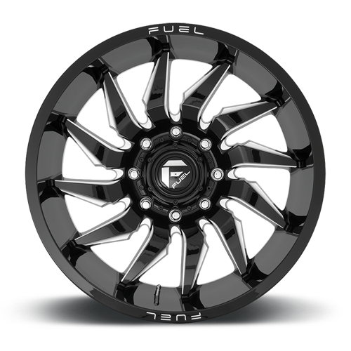 Aluminum Wheels 20X10 Saber D744 8 On 180 Gloss Black Milled 124.3 Bore -18 Offset Fuel Off Road Wheels
