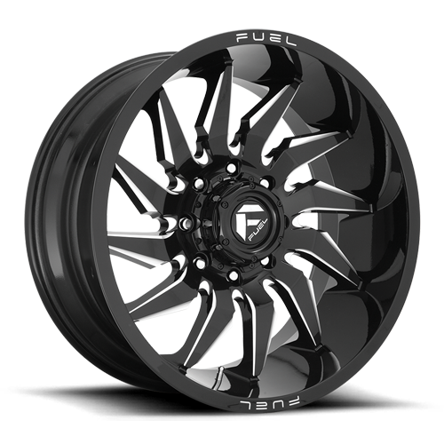 Fuel Off-Road Aluminum Wheels 22X10 Saber D744 Gloss Black Milled