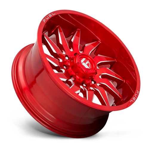 Aluminum Wheels 20X9 Saber D745 6 On 135 Candy Red Milled 87.1 Bore 20 Offset Fuel Off Road Wheels