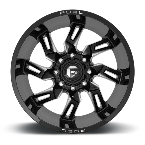 Aluminum Wheels 20X10 Lockdown D747 6 On 139.7 Gloss Black Milled 106.1 Bore -18 Offset Fuel Off Road Wheels