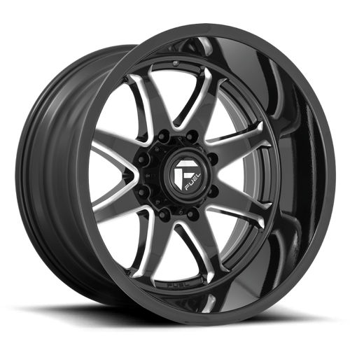 Fuel Off-Road Aluminum Wheels 22X12 Hammer D749 Gloss Black Milled