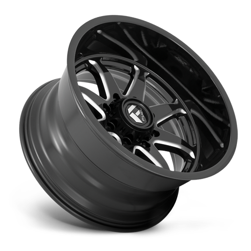 Aluminum Wheels 22X12 Hammer D749 6 On 135 Gloss Black Milled 87.1 Bore -44 Offset Fuel Off Road Wheels