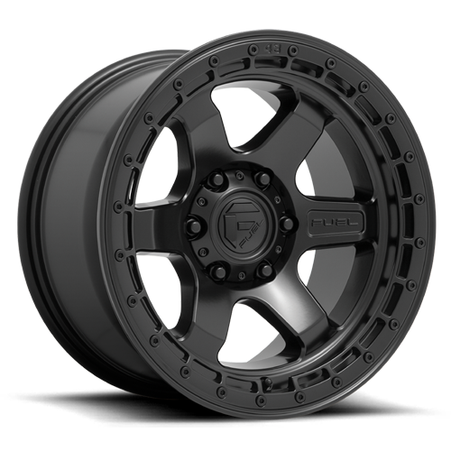 Fuel Off-Road Aluminum Wheels 18X9 Block D750 Matte Black/Black Ring