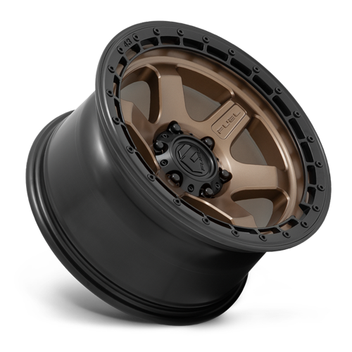 Aluminum Wheels 18X9 Block D751 6 On 120 Matte Bronze/Black Ring 67.06 Bore 20 Offset 6 Spoke Fuel Off Road Wheels