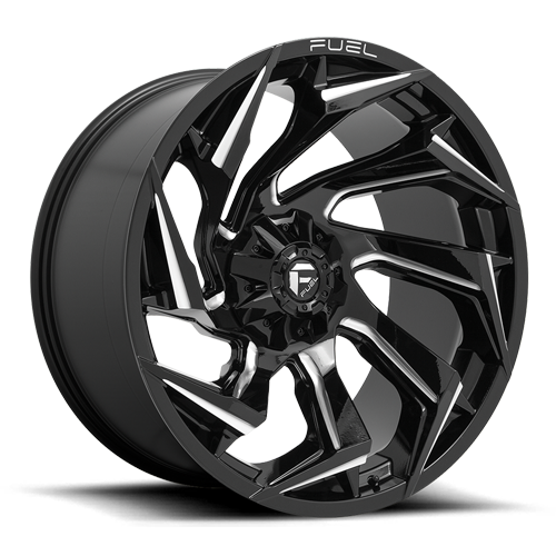 Fuel Off-Road Aluminum Wheels 15X8 Reaction D753 Gloss Black/Milled