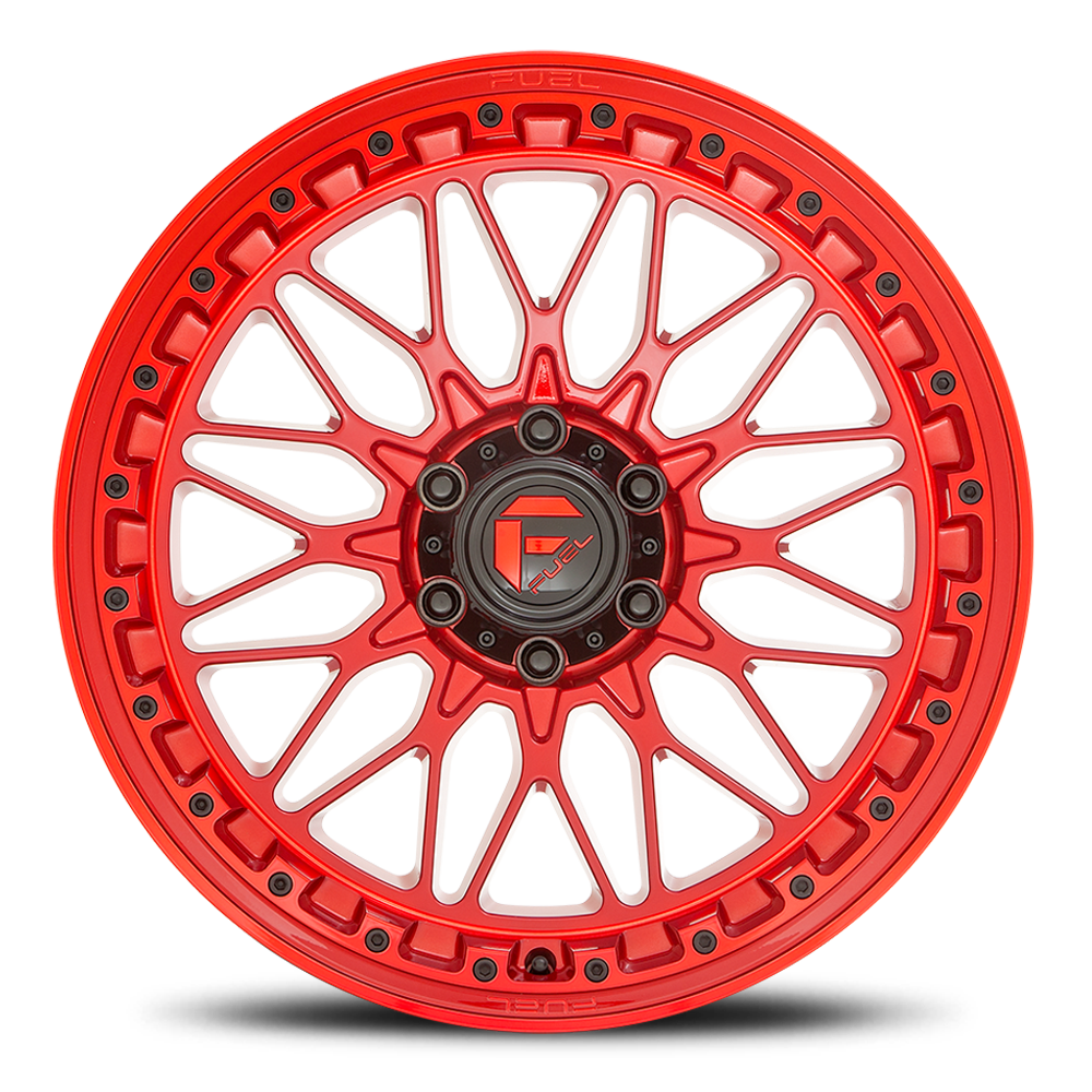 Aluminum Wheels 17X9 Trigger D758 6 On 139.7 Candy Red 106.1 Bore 1 Offset Fuel Off Road Wheels