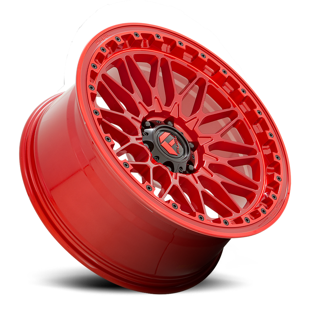 Aluminum Wheels 20X9 Trigger D758 6 On 114.3 Candy Red 66.06 Bore 1 Offset Fuel Off Road Wheels