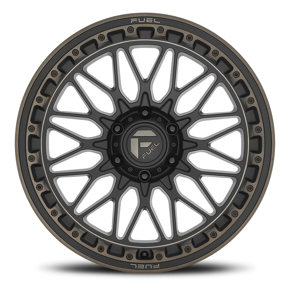Aluminum Wheels 17X9 Trigger D759 5 On 127 Matte Black/Dark Tint 71.5 Bore -12 Offset Fuel Off Road Wheels