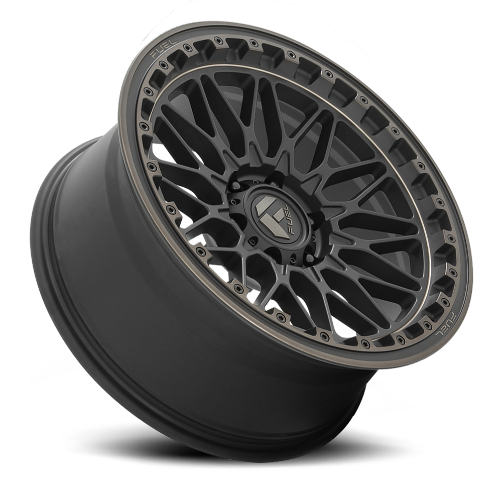Aluminum Wheels 17X9 Trigger D759 6 On 139.7 Matte Black/Dark Tint 106.1 Bore -12 Offset Fuel Off Road Wheels