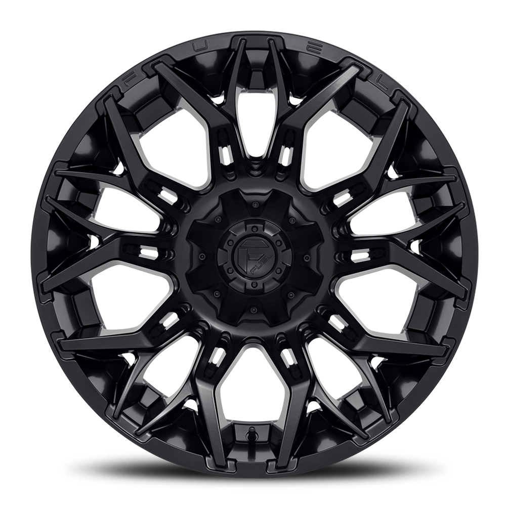 Aluminum Wheels 22X10 Twitch D772 8 On 180 Blackout 124.3 Bore -18 Offset Fuel Off Road Wheels
