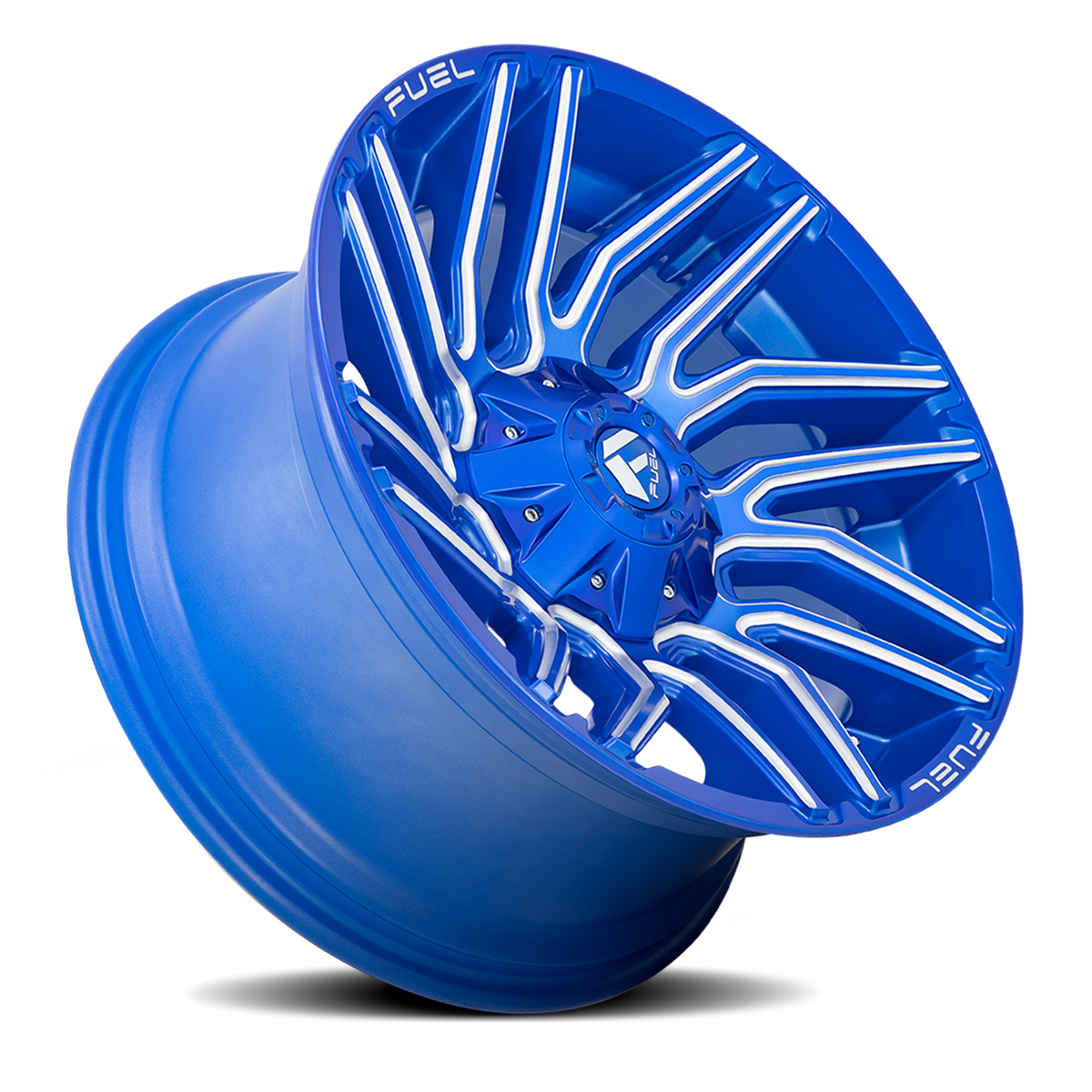 Aluminum Wheels 20X10 Typhoon D774 5 On 114.3/5 On 127 Anodized Blue Milled 78 Bore -18 Offset Fuel Off Road Wheels