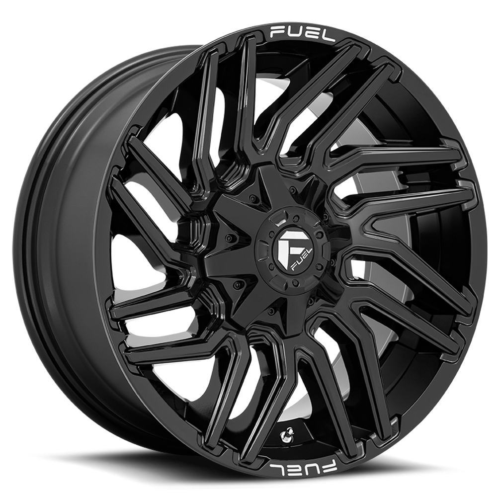 Fuel Off-Road Aluminum Wheels 22X12 Typhoon D776 Gloss Black