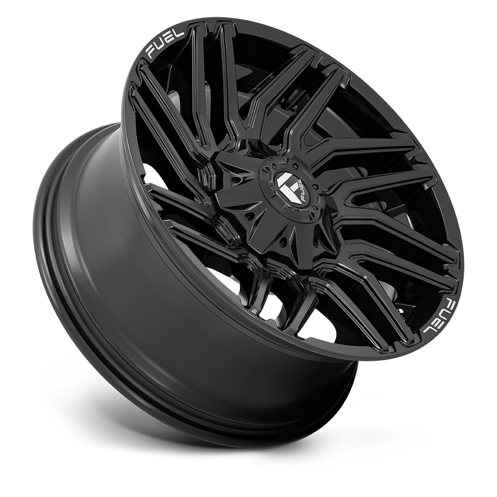 Aluminum Wheels 22X12 Typhoon D776 6 On 135/6 On 139.7 Gloss Black 106.1 Bore -44 Offset Fuel Off Road Wheels