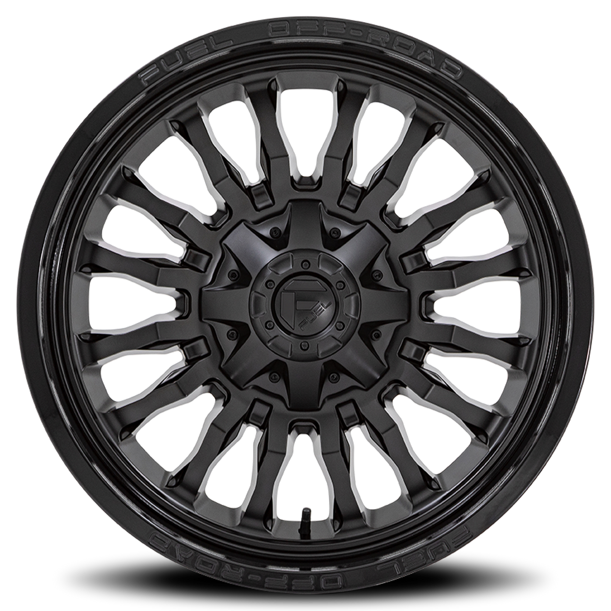 Aluminum Wheels 20X9 Arc D796 8 On 180 Matte Black W/ Gloss Black Lip 124.2 Bore 1 Offset Fuel Off Road Wheels