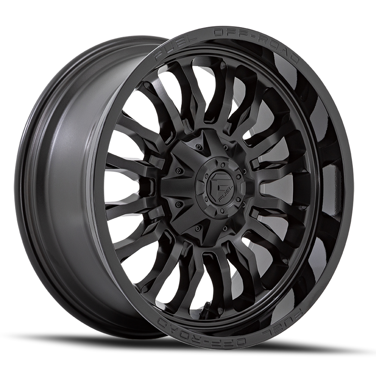 Aluminum Wheels 22X12 Arc D796 6 On 135/6 On 139.7 Matte Black W/ Gloss Black Lip 106.1 Bore -44 Offset Fuel Off Road Wheels