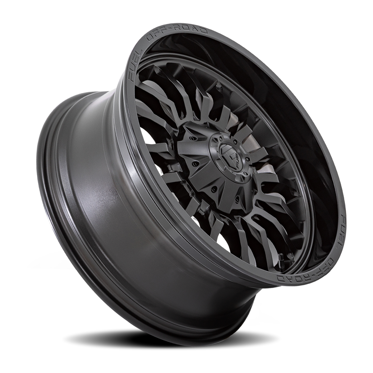Aluminum Wheels 22X12 Arc D796 6 On 135/6 On 139.7 Matte Black W/ Gloss Black Lip 106.1 Bore -44 Offset Fuel Off Road Wheels