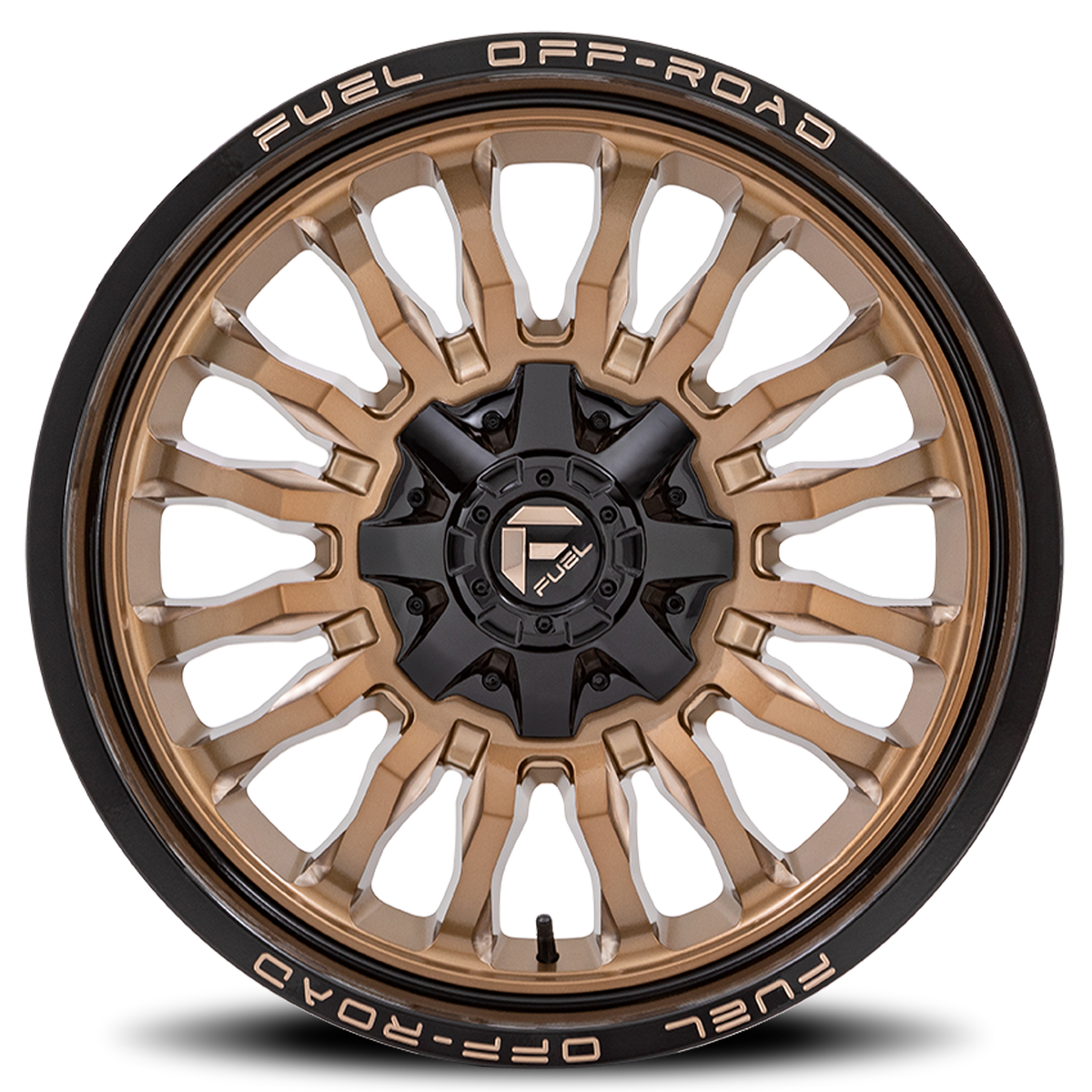 Aluminum Wheels 20X10 Arc D797 5 On 127/5 On 139.7 Platinum Bronze/Black Lip 87.1 Bore -18 Offset Fuel Off Road Wheels