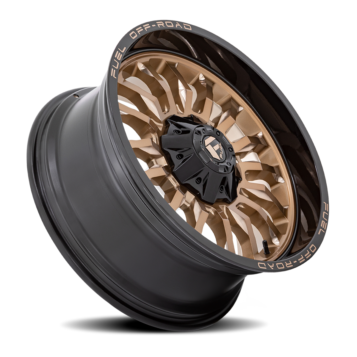 Aluminum Wheels 20X10 Arc D797 6 On 135/6 On 139.7 Platinum Bronze/Black Lip 106.1 Bore -18 Offset Fuel Off Road Wheels