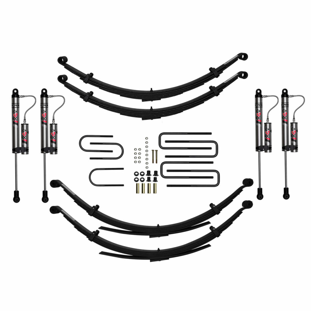 Skyjacker 75-93 Dodge W100 8 In Susp Lift Kit W/ Adx M2.0 Alum Monotube Shocks - D800BK-XM