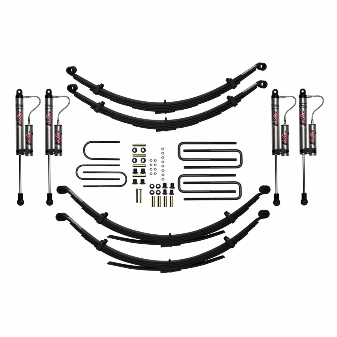 Skyjacker 75-93 Dodge W300 8 In Suspension Lift Kit With Adx M2.0 Aluminum Monotube Shocks - D800CKS-XM