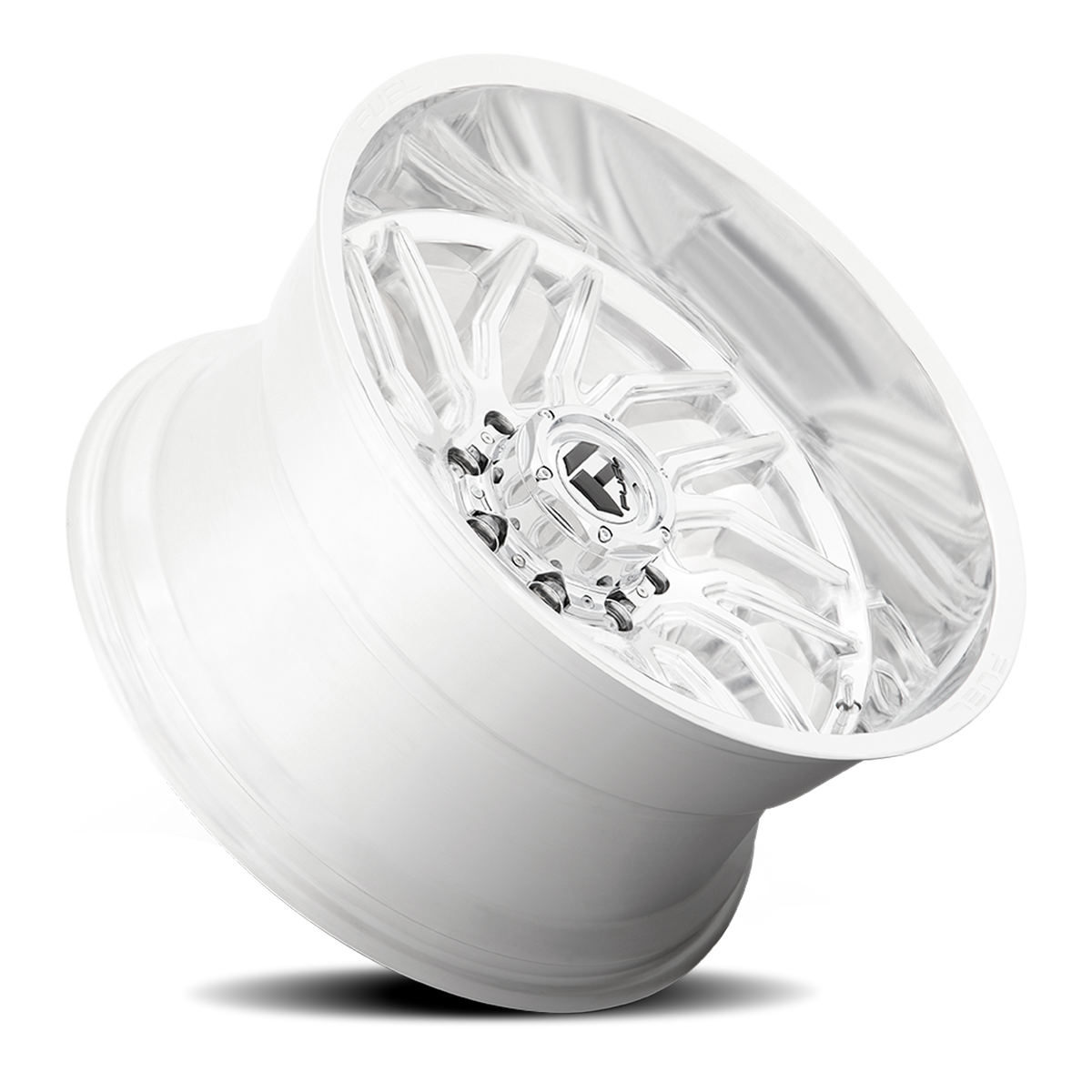 Aluminum Wheels 20X10 Hurricane D809 5 On 139.7 Polished Milled 78.1 Bore -18 Offset Fuel Off Road Wheels