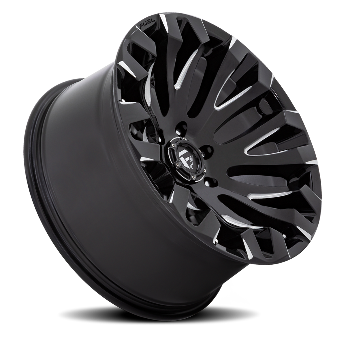 Aluminum Wheels 20X10 Quake D828 5 On 127 Gloss Black Milled 71.5 Bore -18 Offset Fuel Off Road Wheels