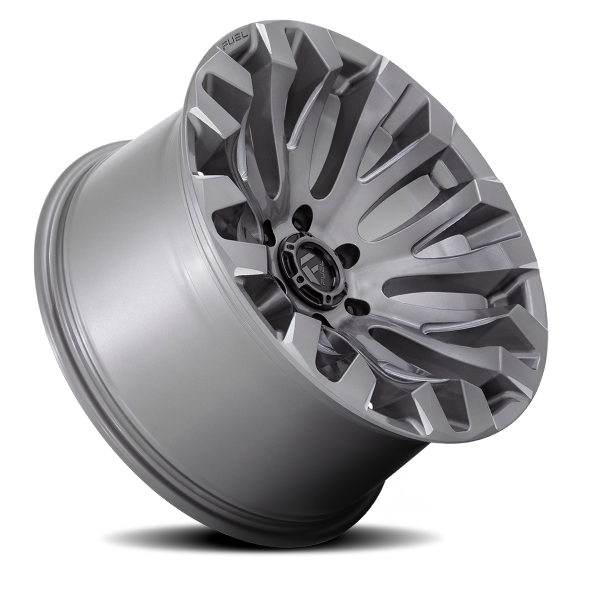Aluminum Wheels 20X10 Quake D830 5 On 139.7 Platinum Gray 78.1 Bore -18 Offset Fuel Off Road Wheels