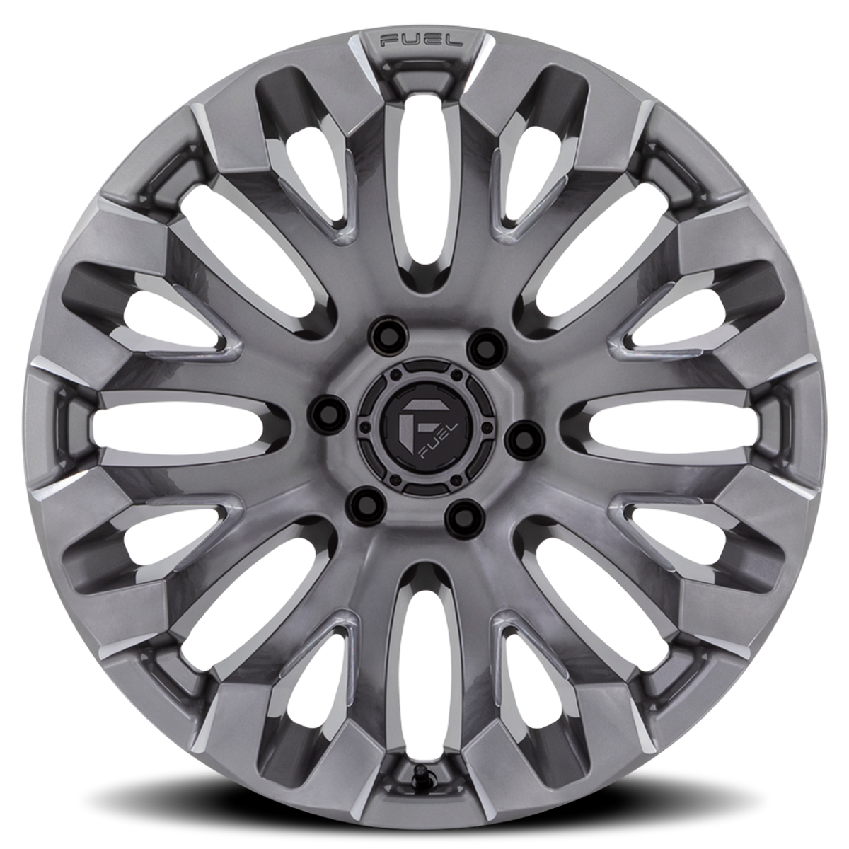 Aluminum Wheels 20X9 Quake D830 8 On 170 Platinum Gray 125.1 Bore 1 Offset Fuel Off Road Wheels