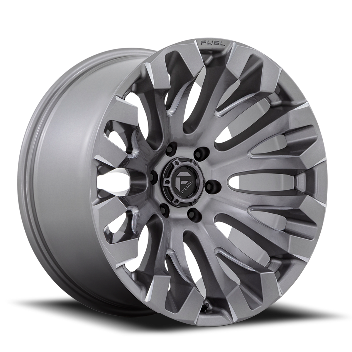 Aluminum Wheels 20X9 Quake D830 5 On 114.3 Platinum Gray 72.56 Bore 1 Offset Fuel Off Road Wheels