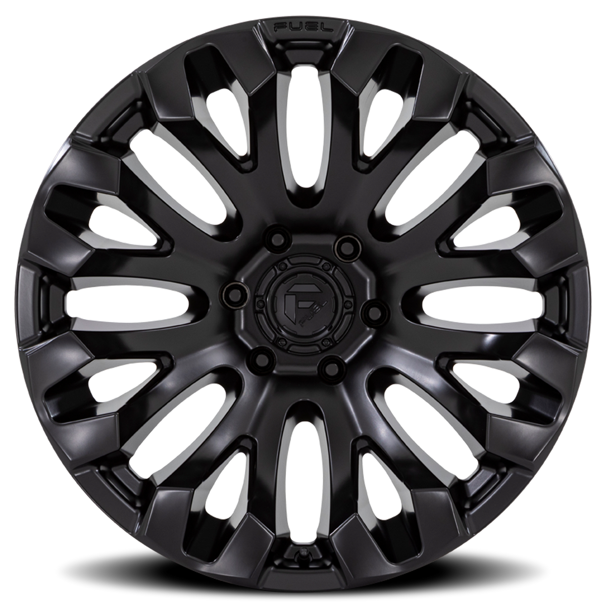 Aluminum Wheels 20X10 Quake D831 6 On 139.7 Blackout 106.1 Bore -18 Offset Fuel Off Road Wheels