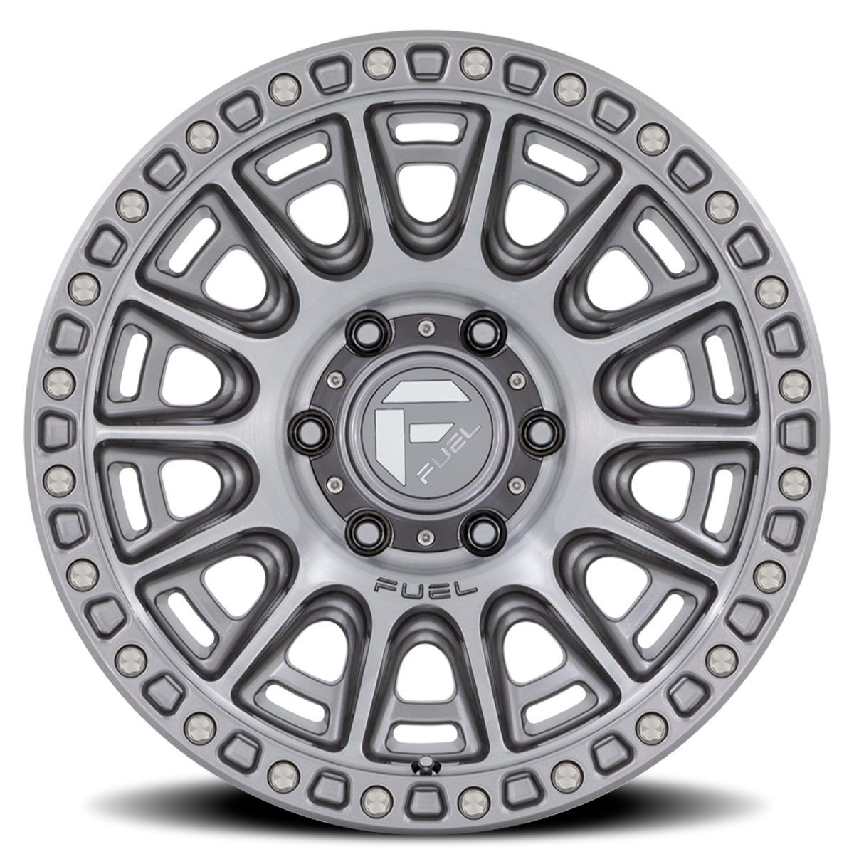 Aluminum Wheels 17X8.5 Cycle D833 6 On 135 Platinum Gray 87.1 Bore 25 Offset Fuel Off Road Wheels