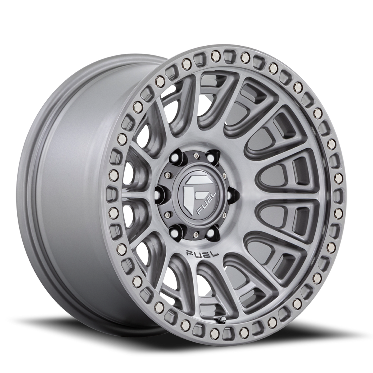 Fuel Off-Road Aluminum Wheels 20X9 Cycle D833 Platinum Gray