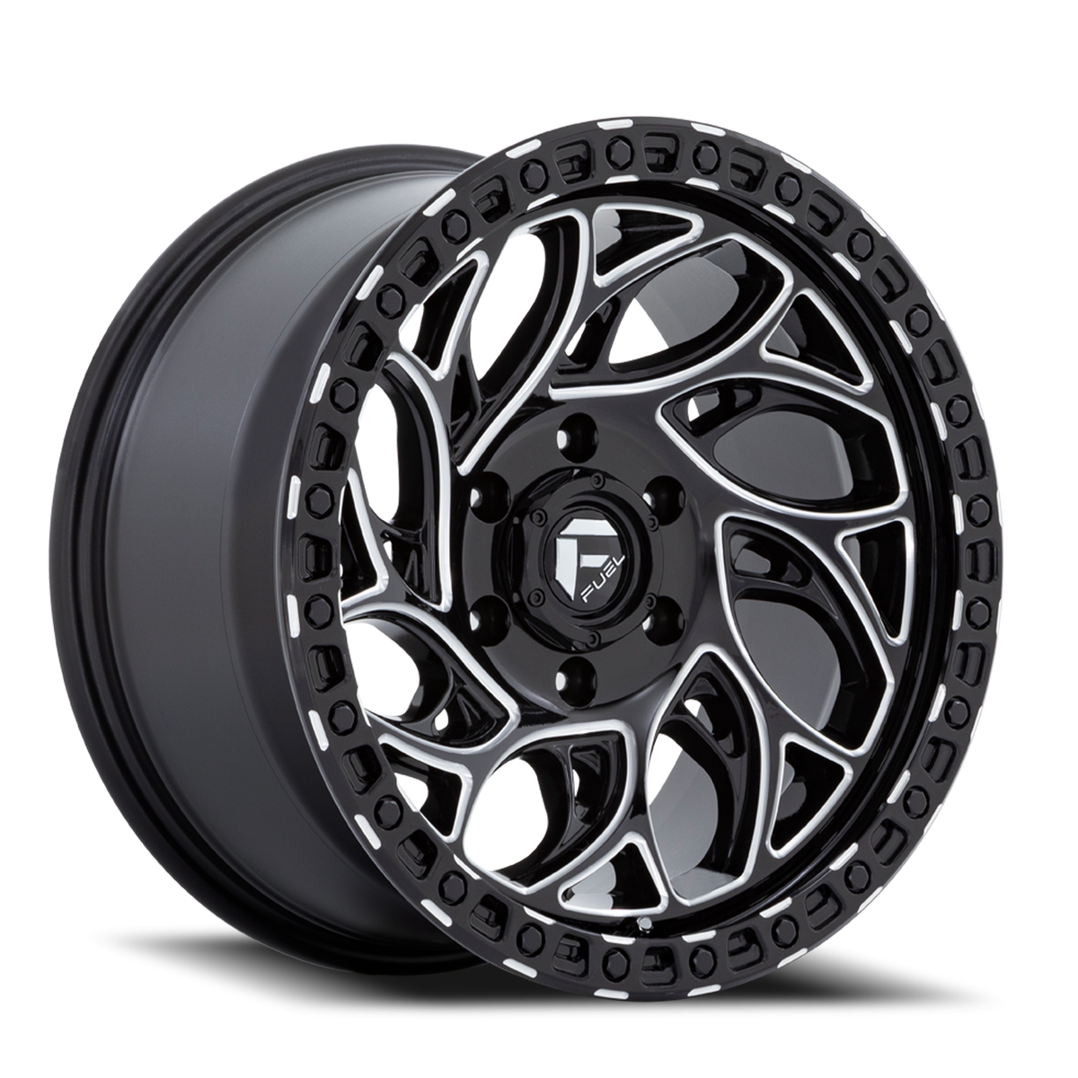 Aluminum Wheels 17X9 Runner OR D840 6 On 120 Gloss Black Milled 67.06 Bore 1 Offset Fuel Off Road Wheels