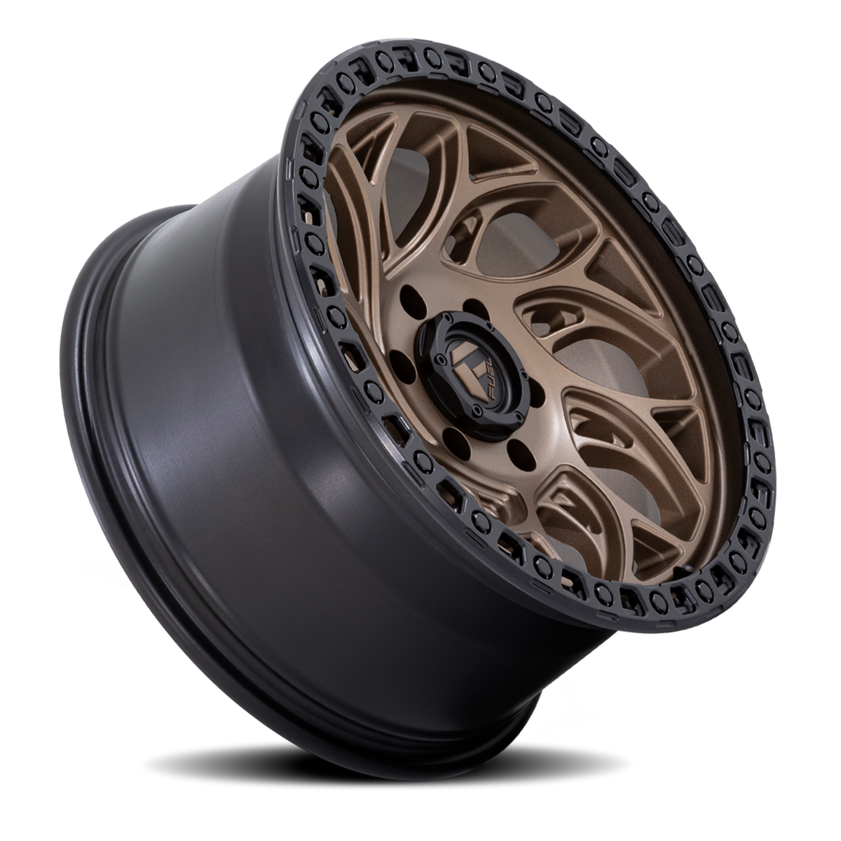 Aluminum Wheels 17X9 Runner OR D841 6 On 139.7 Bronze/Black Ring 106.1 Bore 1 Offset Fuel Off Road Wheels
