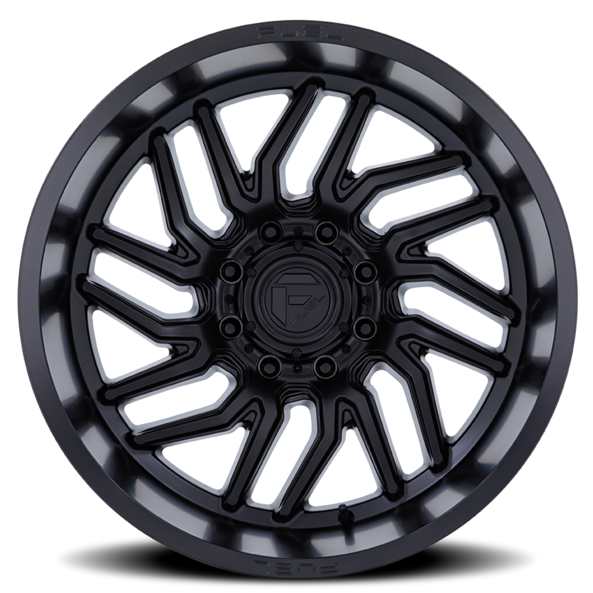 Aluminum Wheels 22X12 Hurricane D864 6 On 139.7 Blackout 106.1 Bore -44 Offset Fuel Off Road Wheels