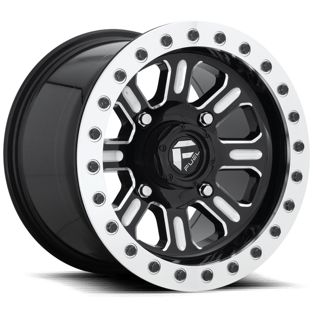 Fuel Off-Road D910 15X7 Gloss Black Milled 4x156 +38mm