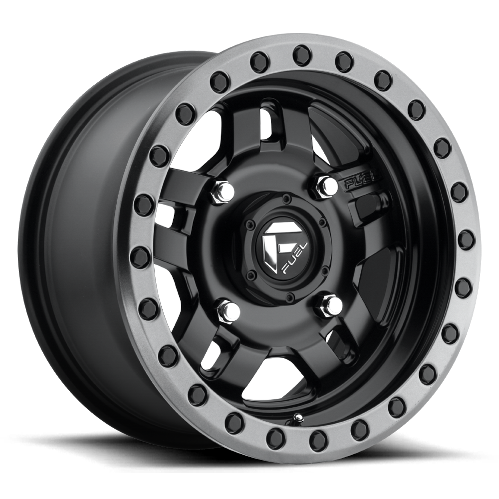 Fuel Off-Road Aluminum Wheels 15X7 Anza UTV D917 Matte Black Beadlock