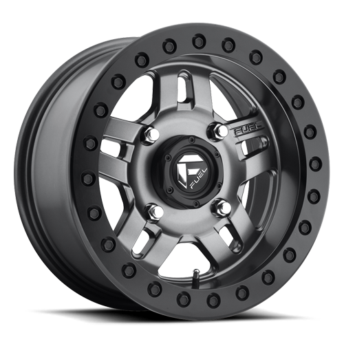 Fuel Off-Road Aluminum Wheels 15X7 Anza UTV D918 Matt Anthracite Gray Beadlock