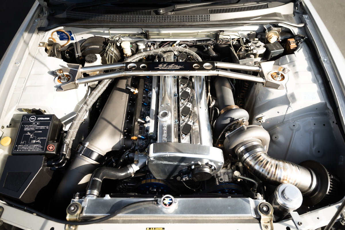 GReddy - Garage Active "SS Active" Titanium Front Tower Bar(s) - (R32/R33/R34) - 44883503